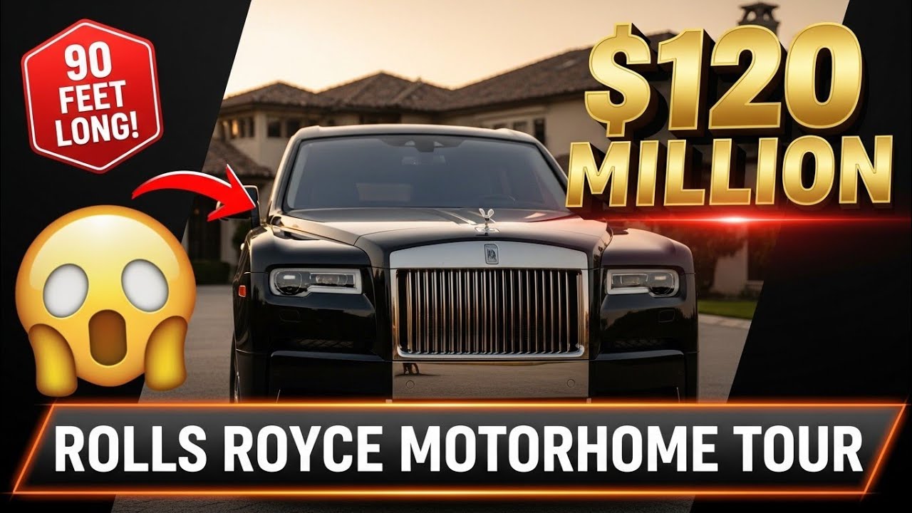 Inside The $120M Rolls-Royce Motorhome - 90 Feet of Pure Luxury! 😱