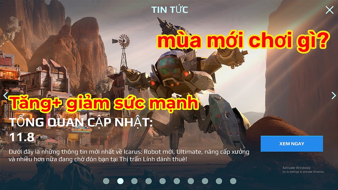 [War Robots] mùa sau nên chơi gì? thông tin tăng+giảm sức mạnh 11.8