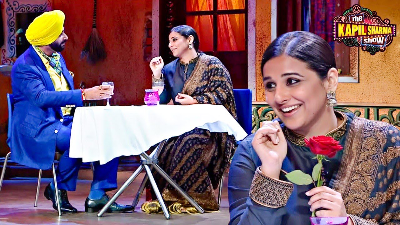 Navjot Singh Sidhu ने Vidya Balan के साथ की फ्लर्टिंग || The  Kapil Sharma Show || Latest Episode ||