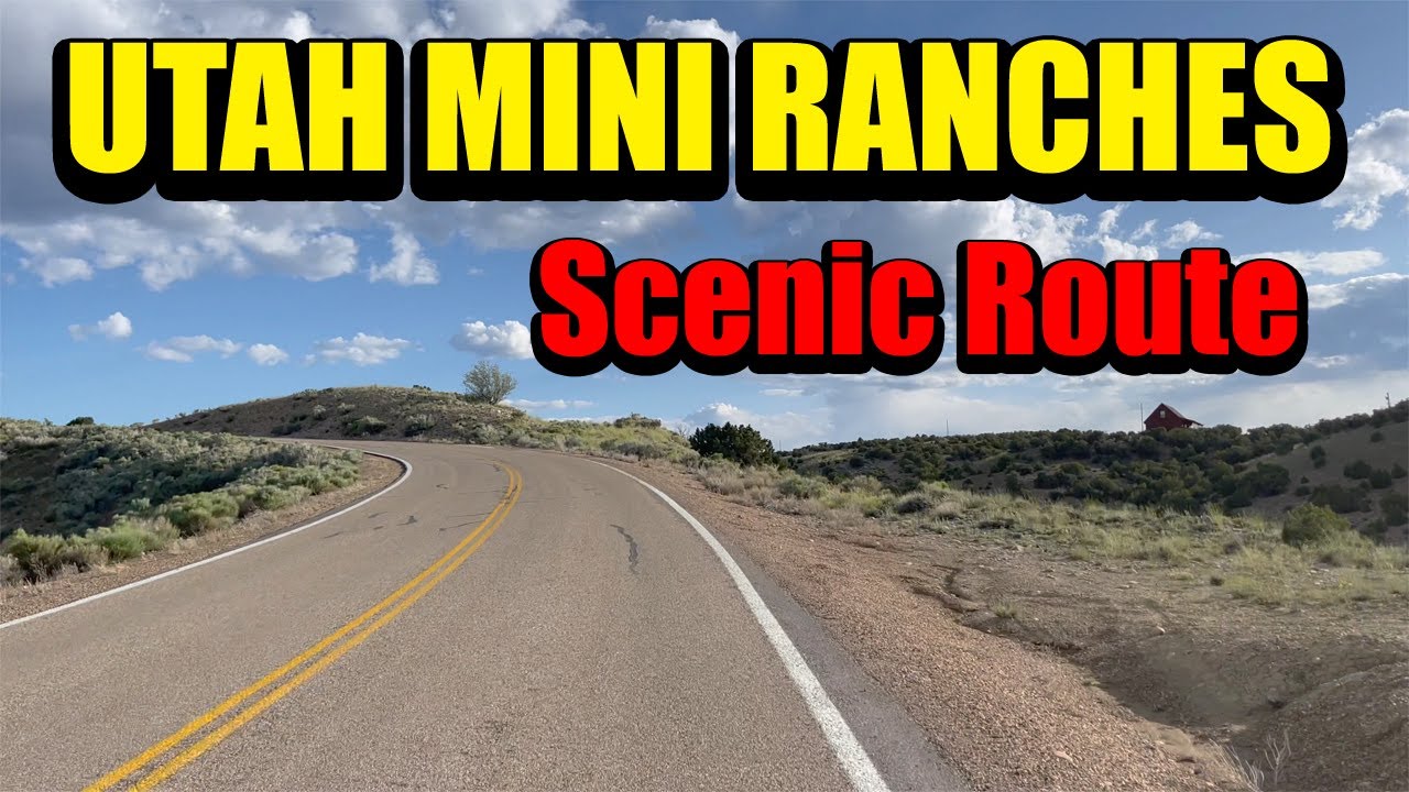 Drive into Utah Mini Ranches From Duchesne Utah CR 29 | 4K