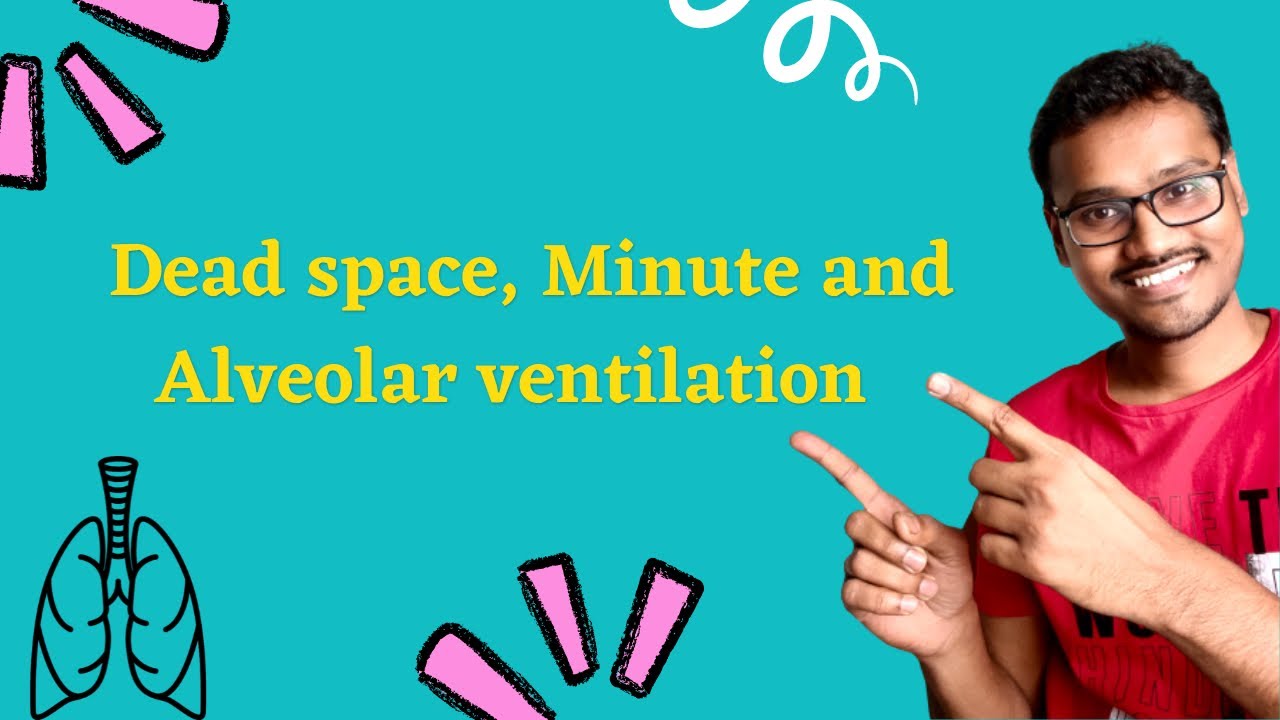 Dead space, Minute Ventilation & Alveolar Ventilation