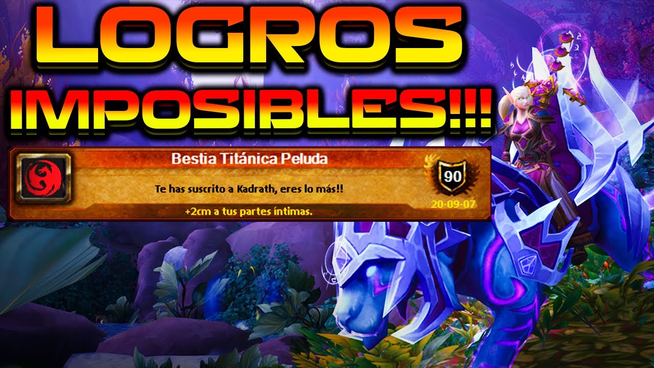 Los LOGROS MAS DIFICILES de WoW! 🔥
