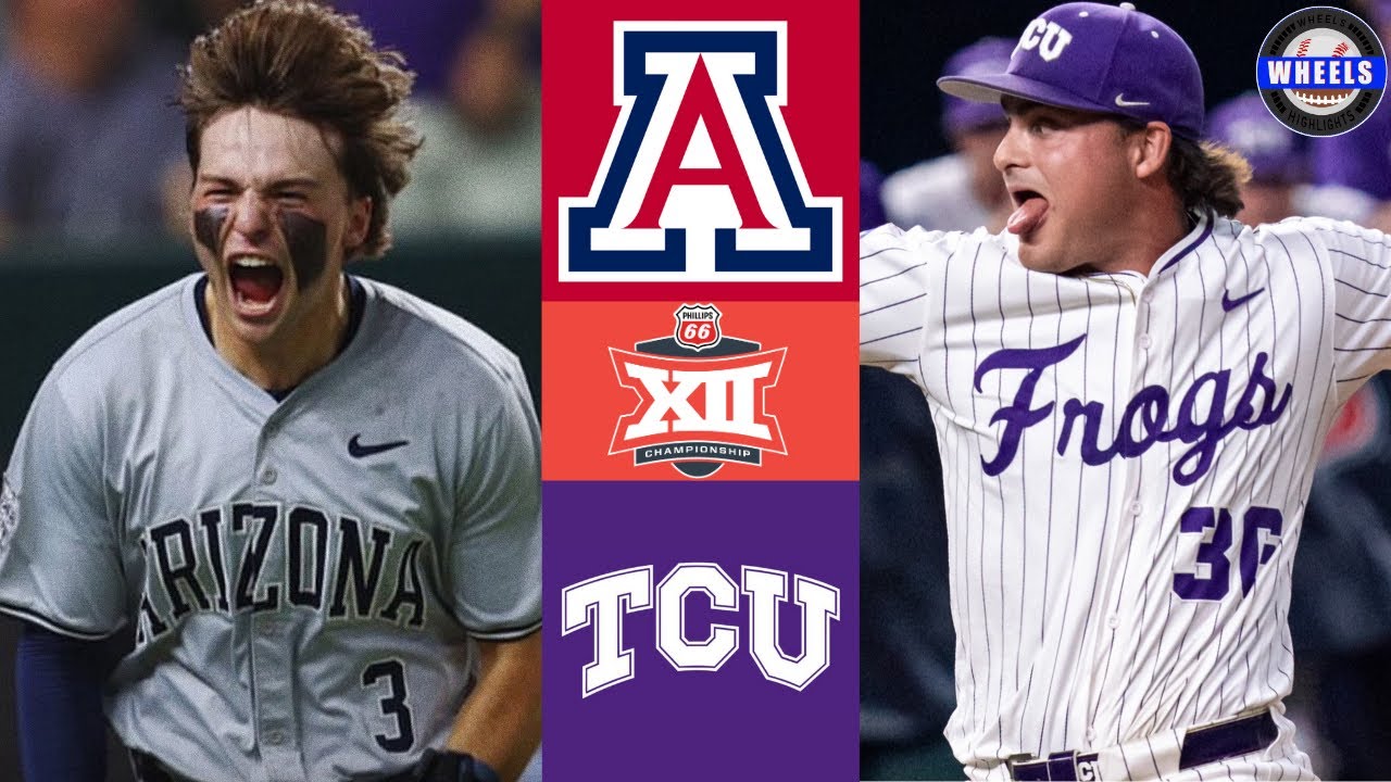 #4 Arizona vs #3 TCU | Big 12 Championship | 2025 College Baseball Highlights
