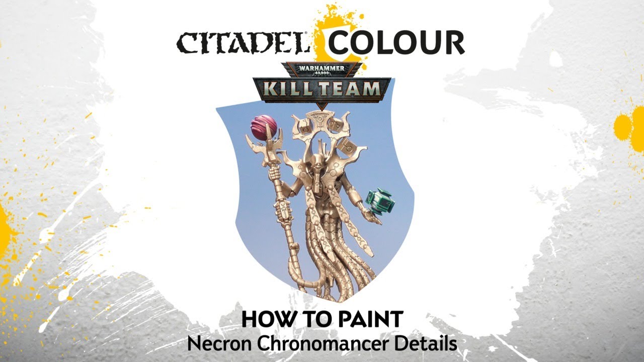 How to Paint: Necron Chronomancer Details