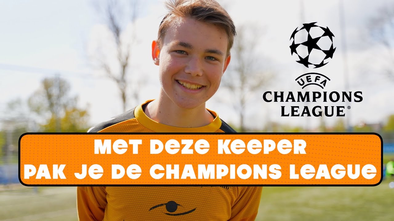 Met deze GOALKEEPER pak je gegarandeerd de CHAMPIONS LEAGUE!