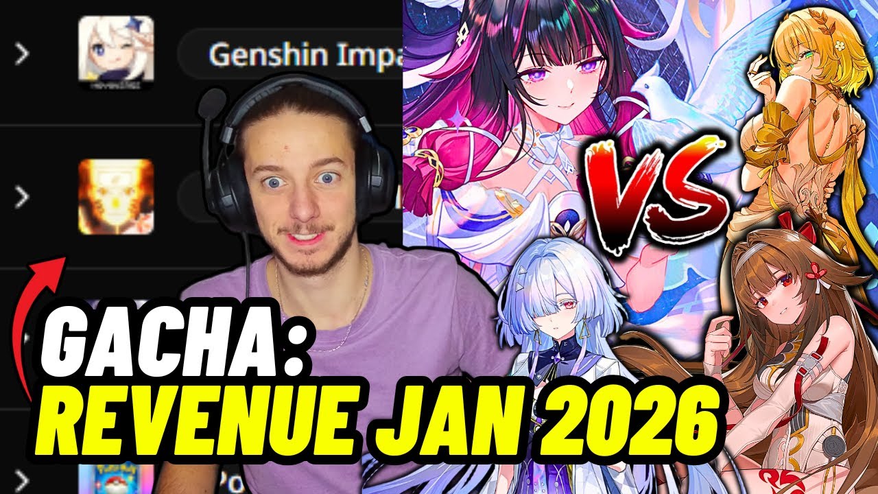 HSR EN CHUTE LIBRE ! GENSHIN ÉCRASE TOUT | REVENUS GACHA JANVIER 2026 - Prono février !