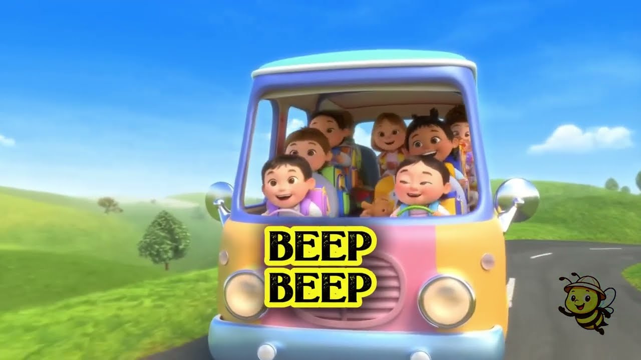 Vehicle Sounds Song for Kids 🚘🎵 | Wheels on the bus | Jinga Bee