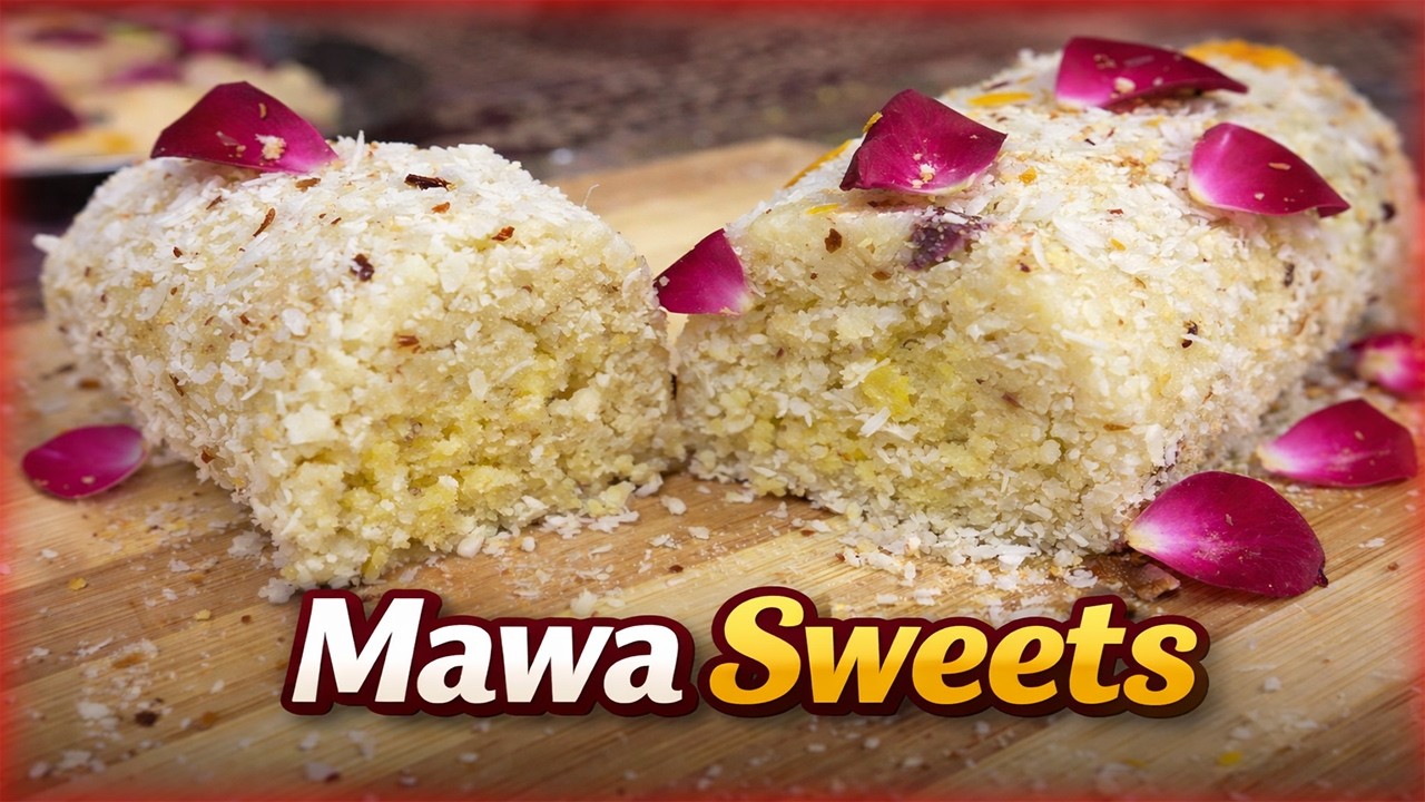 खोये से बनी मिठाई || Mawa Sweet Recipe || Instant Khoya Mithai at Home