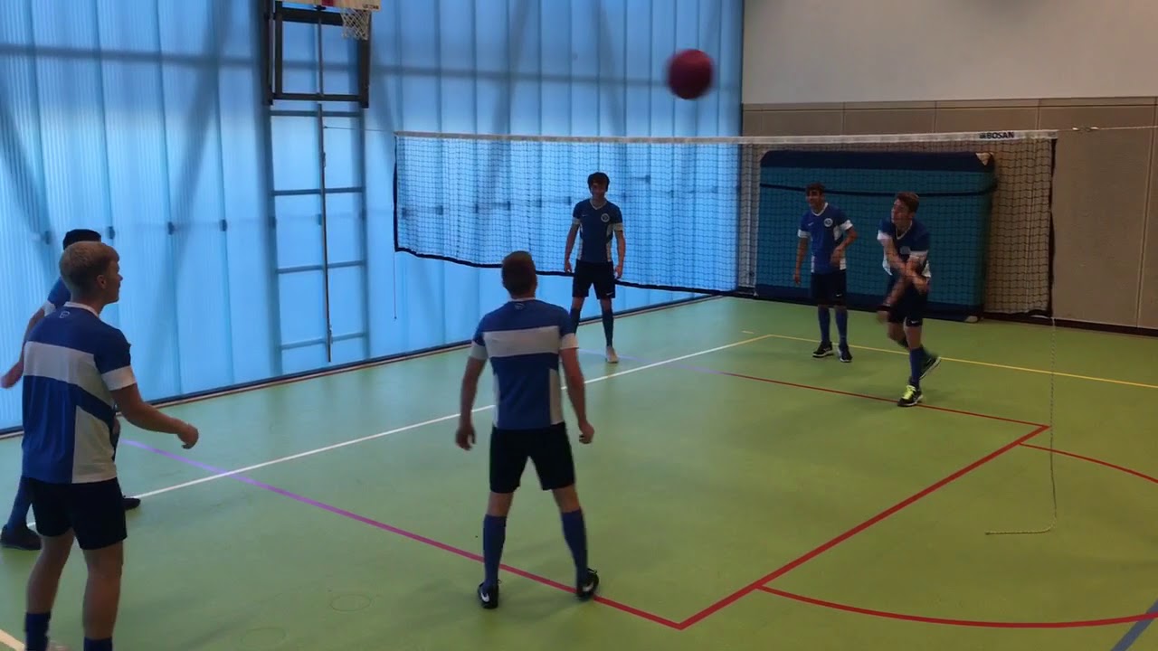 Gymles: Lijnbal met medezinbal