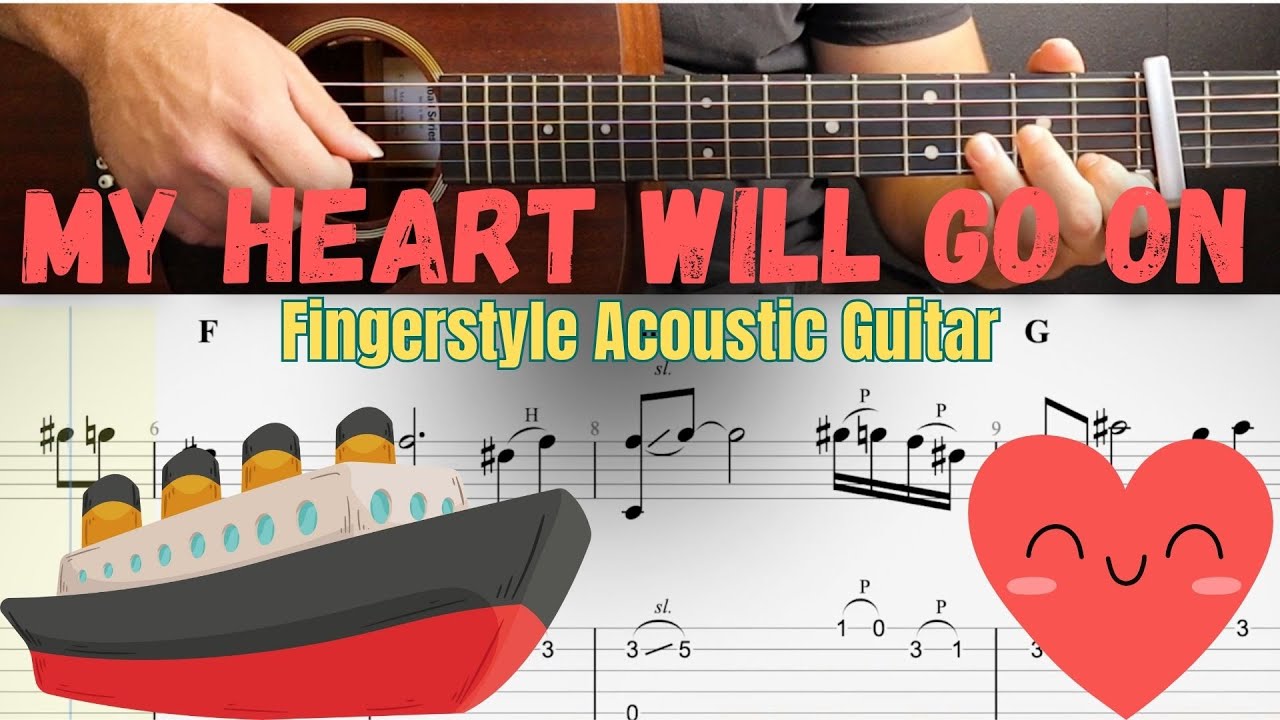My Heart Will Go On (Titanic Theme) - Acoustic Guitar Tutorial