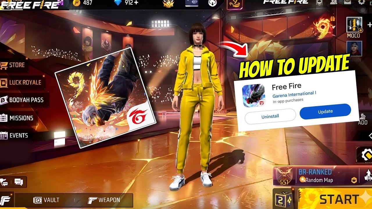 how to update normal free fire | normal free fire ko update kaise karen | free fire ob54 update |
