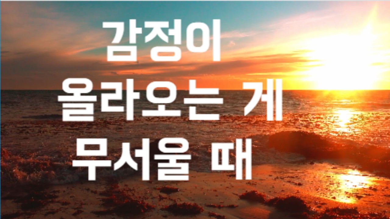 “감정을 억누르려 했던 당신에게 전하는 말” /부정적인 감정이 올라올 때 꼭 알아야 할 마음의 비밀 #마음치유#명상#마음공부#감정조절