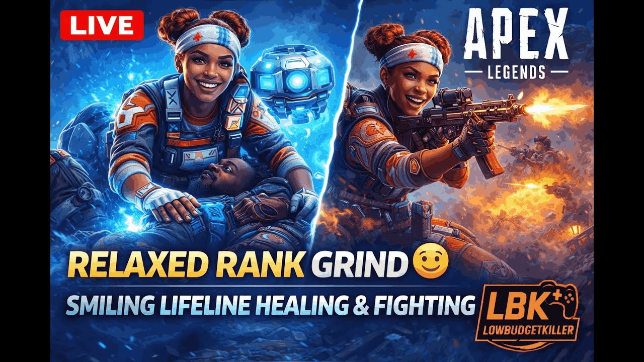 RELAXED RANK GRIND 😊 | Smiling Lifeline | Apex Legends