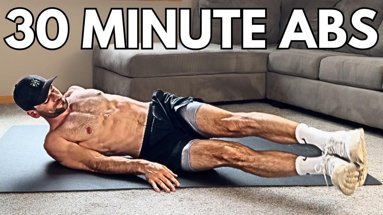 30 Minute ABS & CORE Workout | No Equipment, No Repeat Exercises