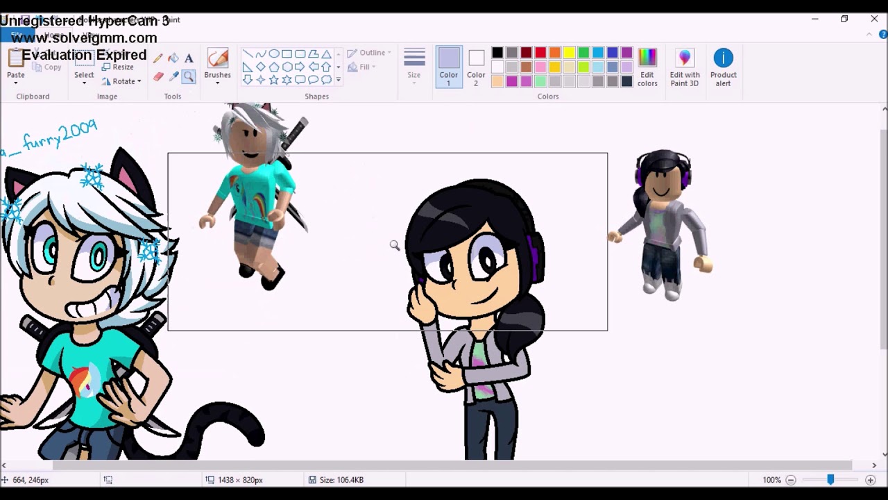FreeRQ Roblox Characters speedpaint [Part 1]