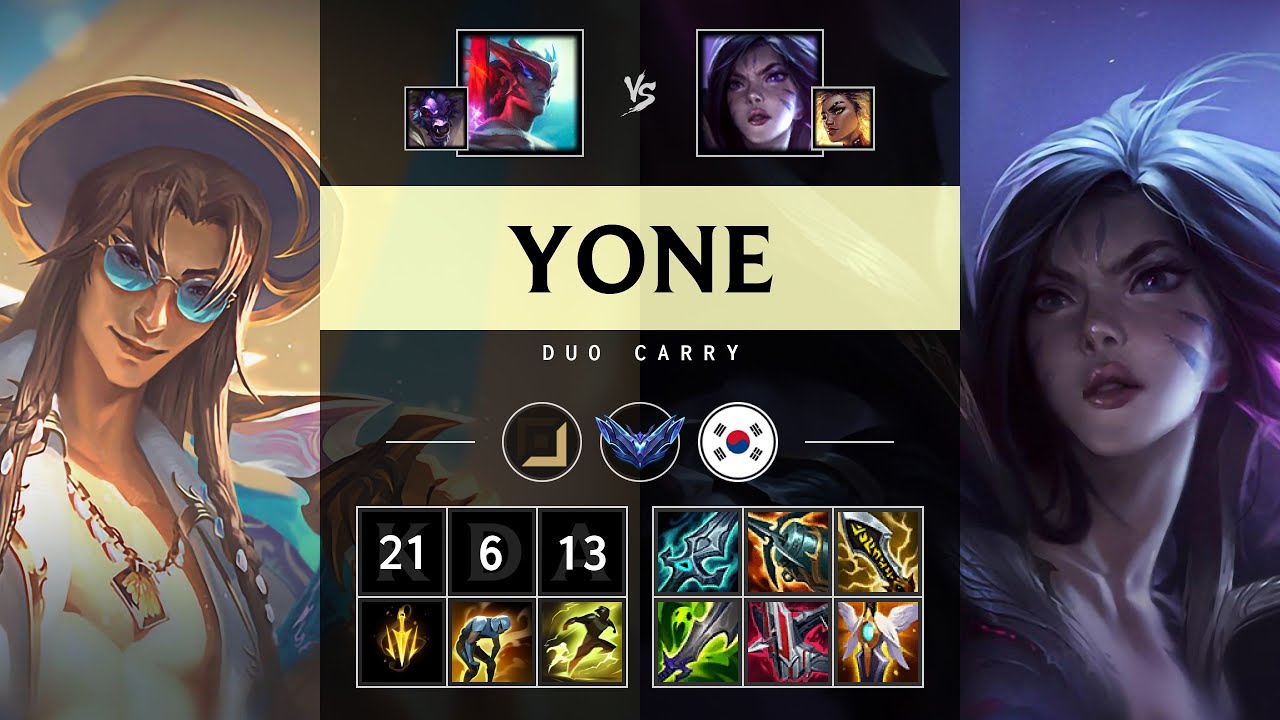 Yone ADC vs Kai'Sa - KR Diamond Patch 25.18