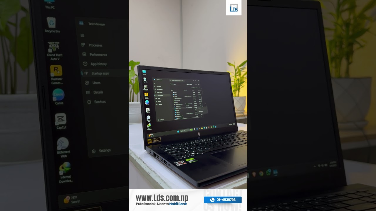 Too many apps launching at startup can slow down your computer. Disable them and boost performance