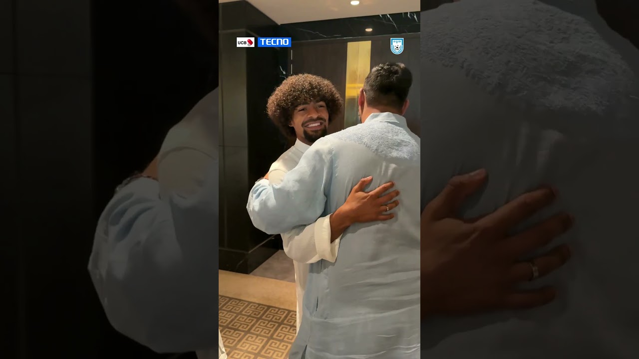 BFF President Tabith Awal and Vice President Fahad Karim warmly greeted the national team.