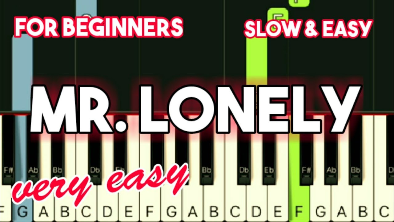 BOBBY VINTON - MR. LONELY | SLOW & EASY PIANO TUTORIAL
