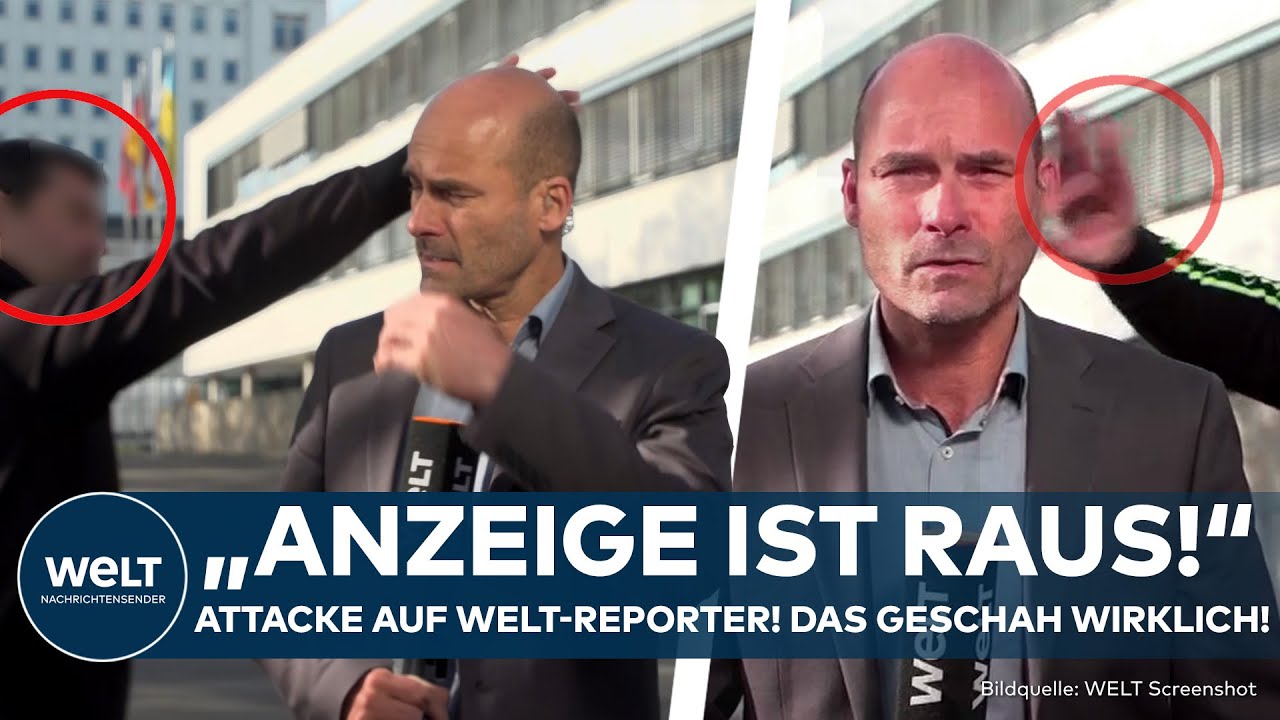 ERFURT: Nach TV-Duell Höcke vs. Voigt! Anzeige nach Attacke auf WELT-Reporter Steffen Schwarzkopf!