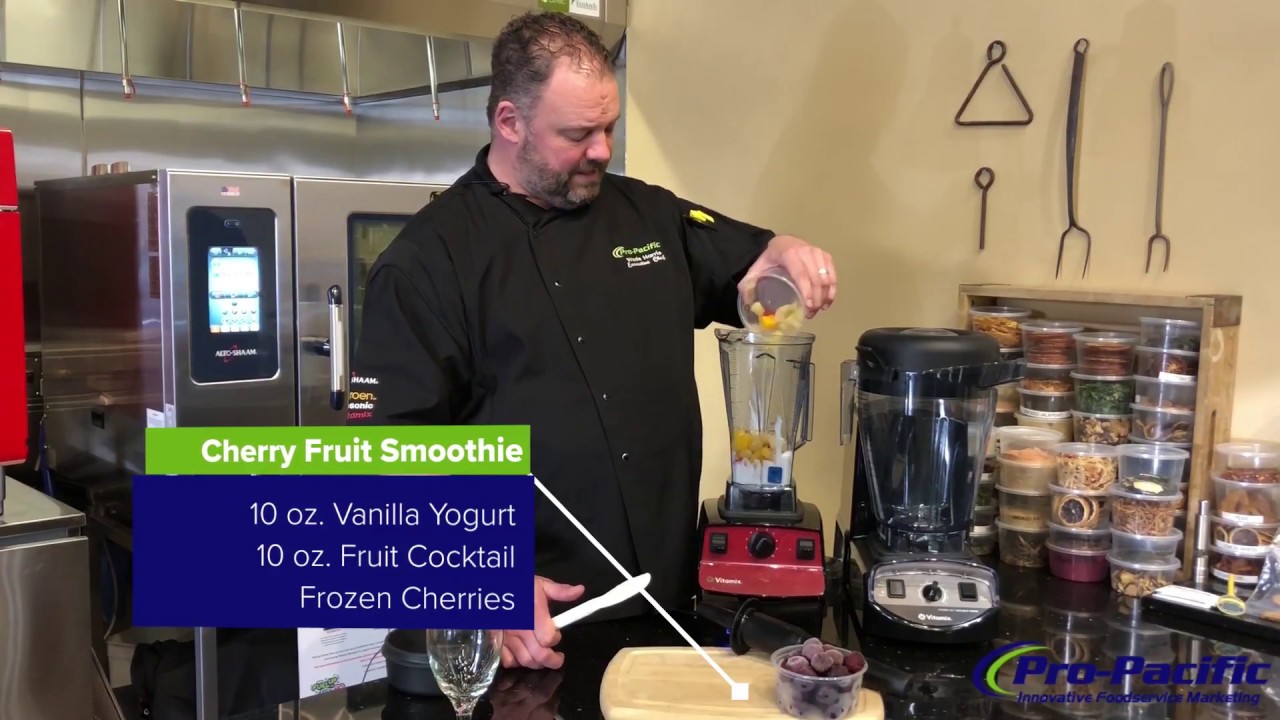 Cherry Fruit Smoothie with the Vitamix Vita-Prep 3