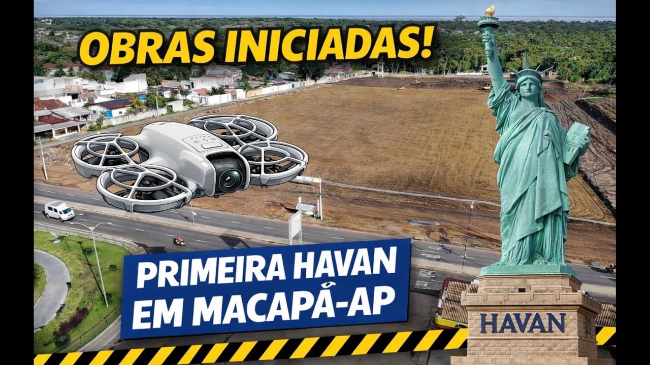 Dji NEO: Sobrevoando as obras da Havan Mcp