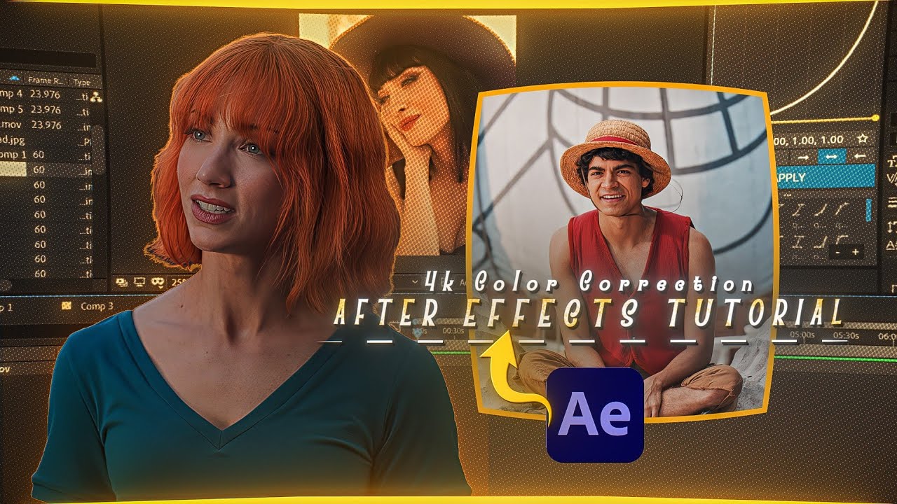 How to Create a 4k Colour Correction in After Effects ( Easy Tutorial )