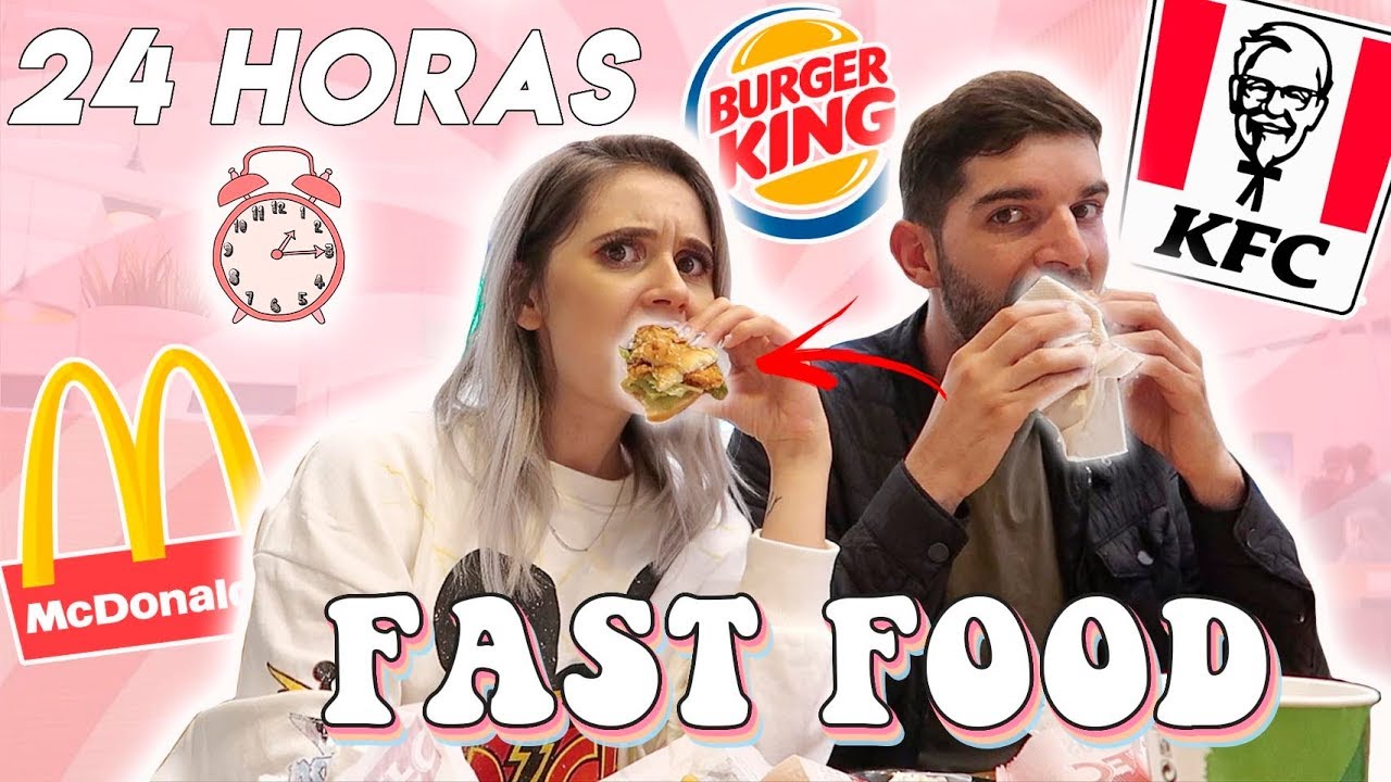 24H COMENDO FAST FOOD | Desafio | Joana Gentil
