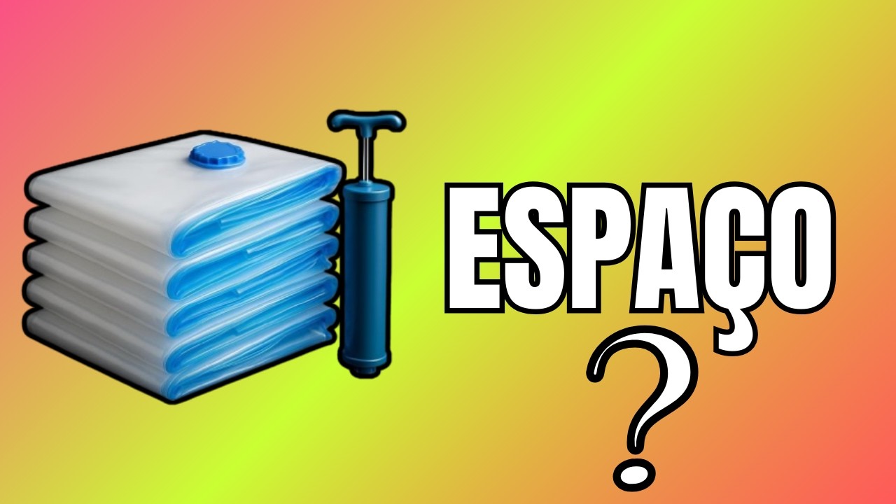 Como Organizar Mala e Guarda-Roupa com Saco a Vácuo#organizador #roupas