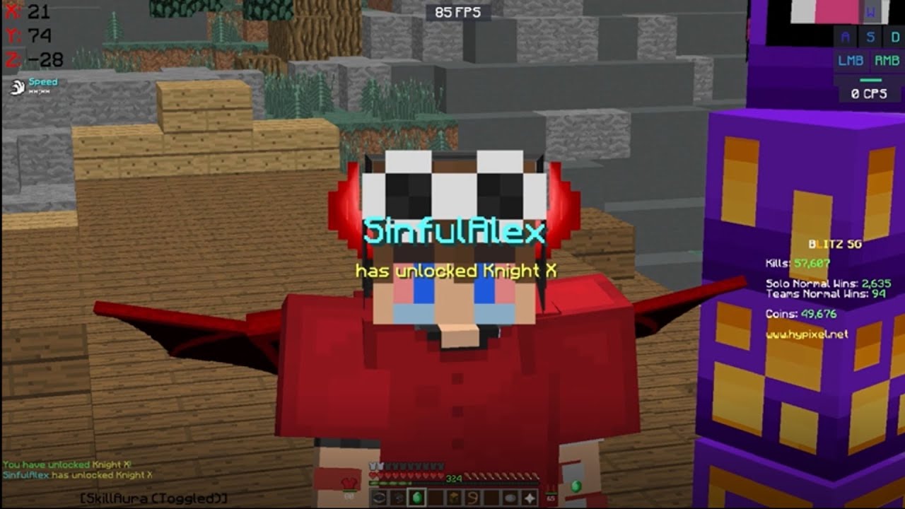 Farewell...... 1.4 Million Coins 😔 - Purchasing Knight X (16th X) - Hypixel Blitz Survival Games