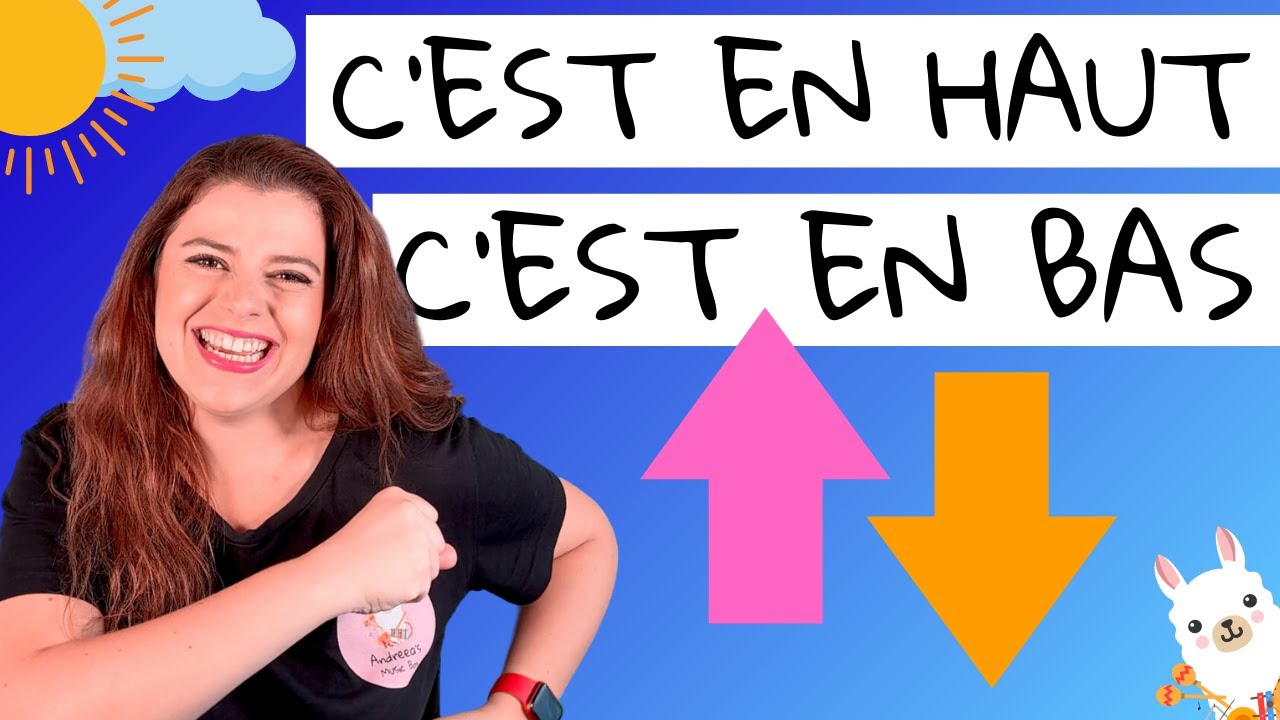 C'est en haut, c'est en bas | Comptine à gestes | Andreea's Music Box