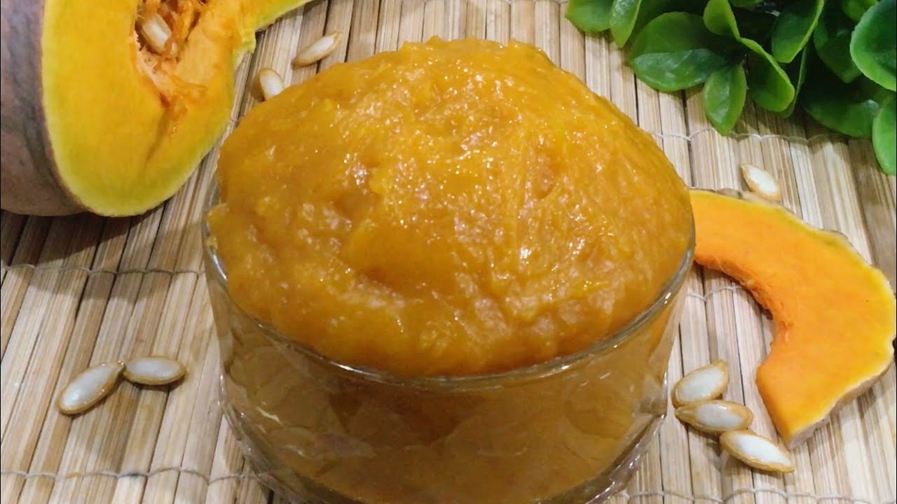 ไส้ฟักทอง | pumpkin filling | ฟักทองกวน|fillingไส้ขนม | by ครัวสุขใจ