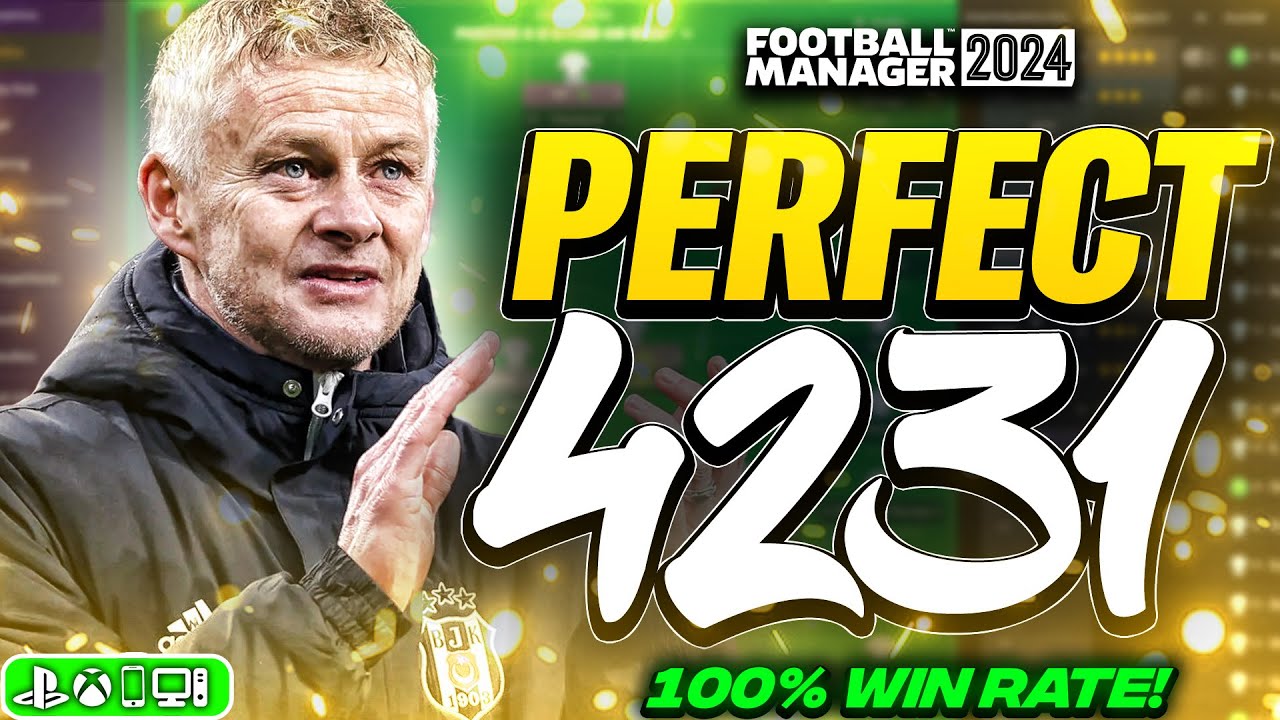Тактика Ole's PERFECT 4231 FM24 | 100% побед и четыре победы | Лучшая тактика FM24