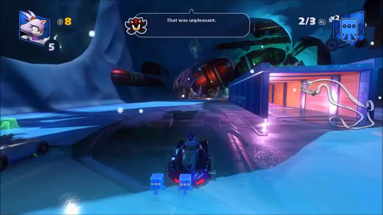 Team Sonic Racing - Blaze & Knuckles get Aggressive (Funny Moments 2)