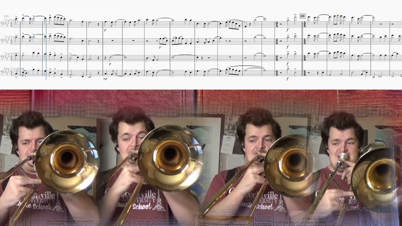 Jesus All For Jesus by Robin Mark : Arranged for Trombone Quartet