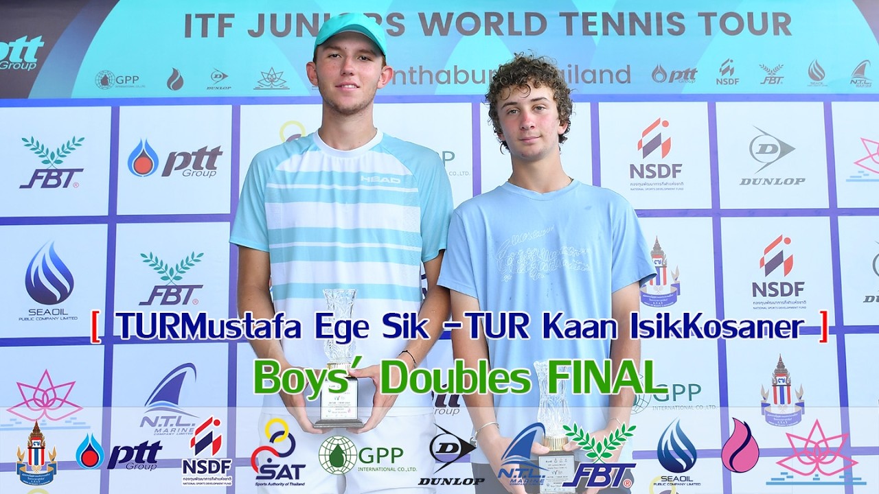 ITF Juniors World Tennis Tour J300 1 Boys' Doubles FINAL  - TUR Kaan IsikKosaner -TURMustafa Ege Sik