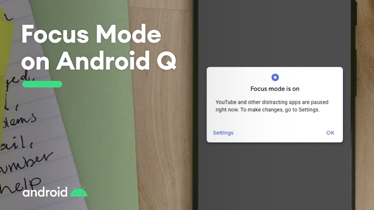 Android Digital Wellbeing: Introducing Focus mode