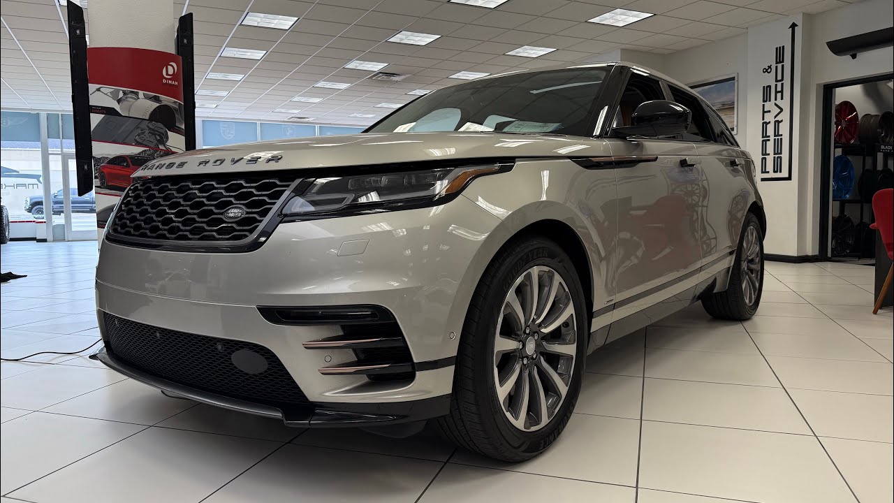 The Coolest RR Spec Yet?: Aruba on Vintage Tan Range Rover Velar here at Makes & Models