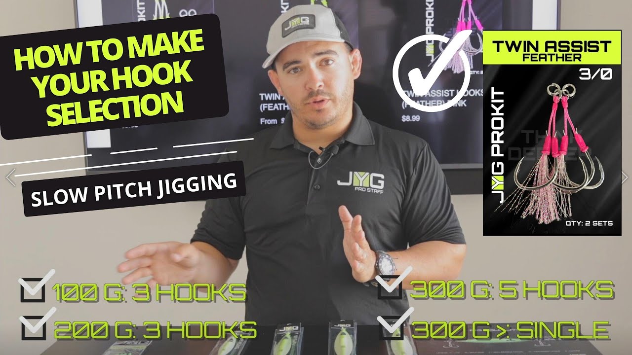 How to select the right hooks for Slow Pitch Jigging  - JYG PROFISHING