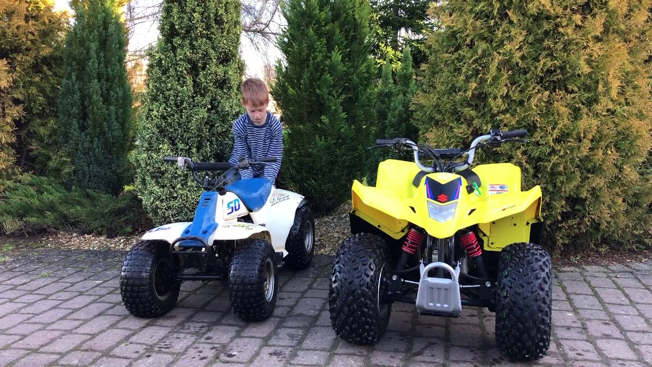 Suzuki Quadsport LTZ50 (2019) versus Suzuki LT50 (1980's)