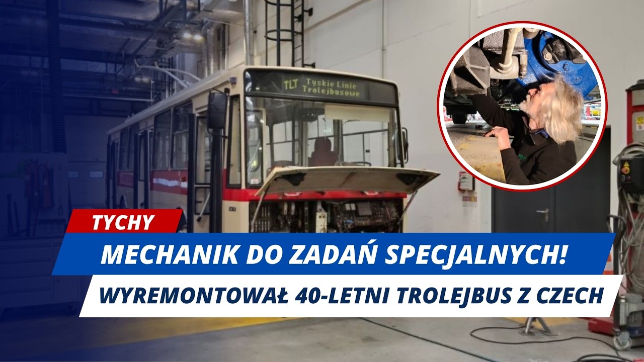 PRZYWR&Oacute;CIŁ DO ŻYCIA BLISKO 40-LETNI TROLEJBUS