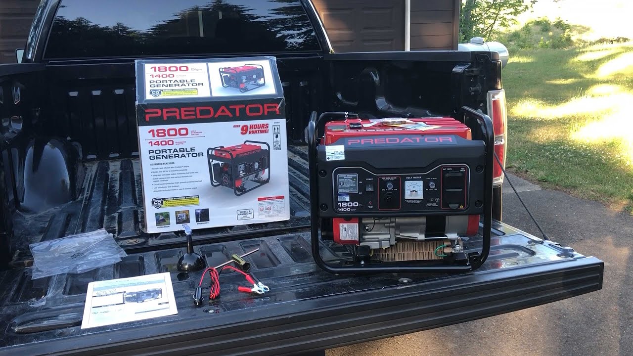 Harbor Freight Predator 1800 Watt Portable Generator