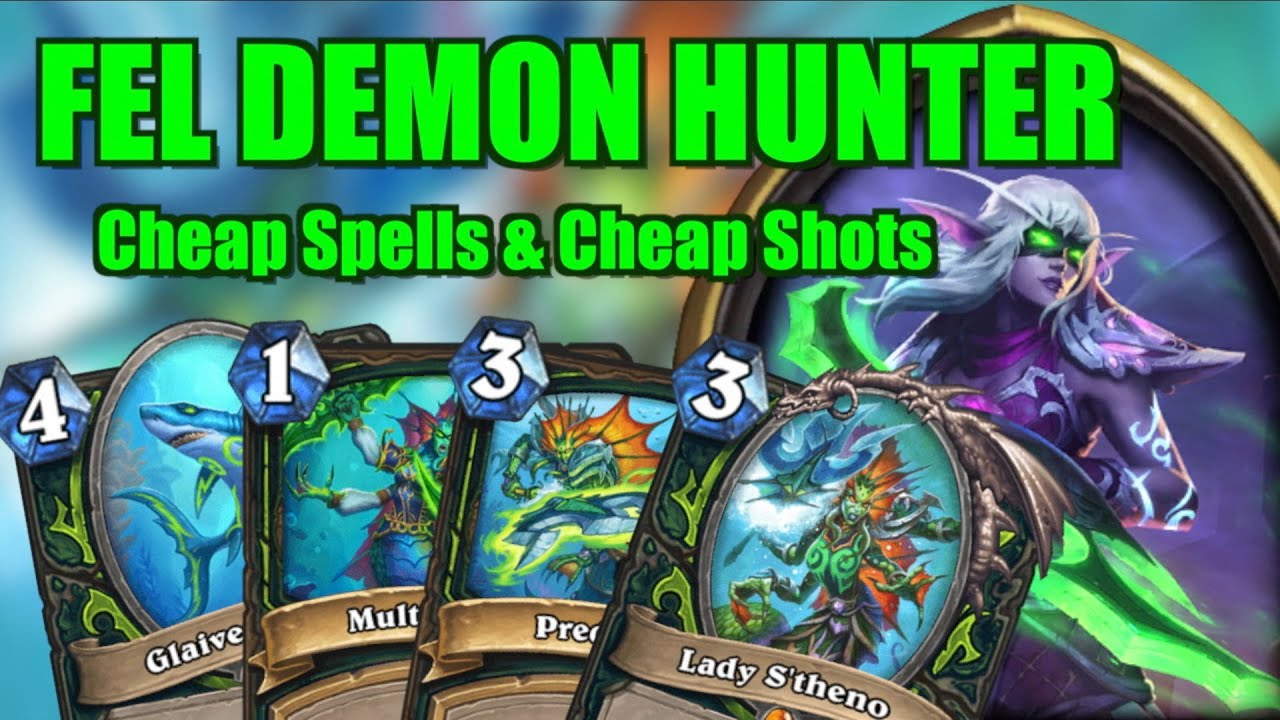 CONTROL BOARD & GO FACE?| Fel Demon Hunter| Sunken City| Hearthstone