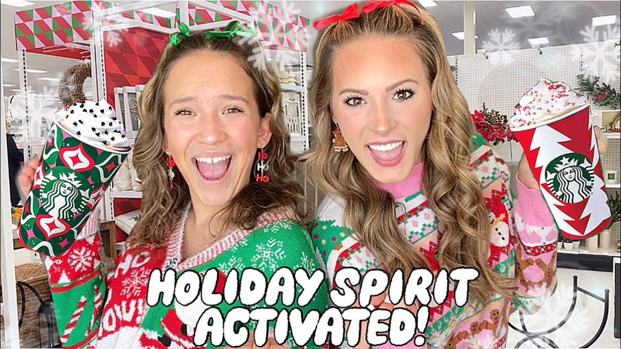 GET INTO THE HOLIDAY SPIRIT WITH US (STARBUCKS, SHOPPING SPREE, MUSIC) 🎄✨🎅🏻
