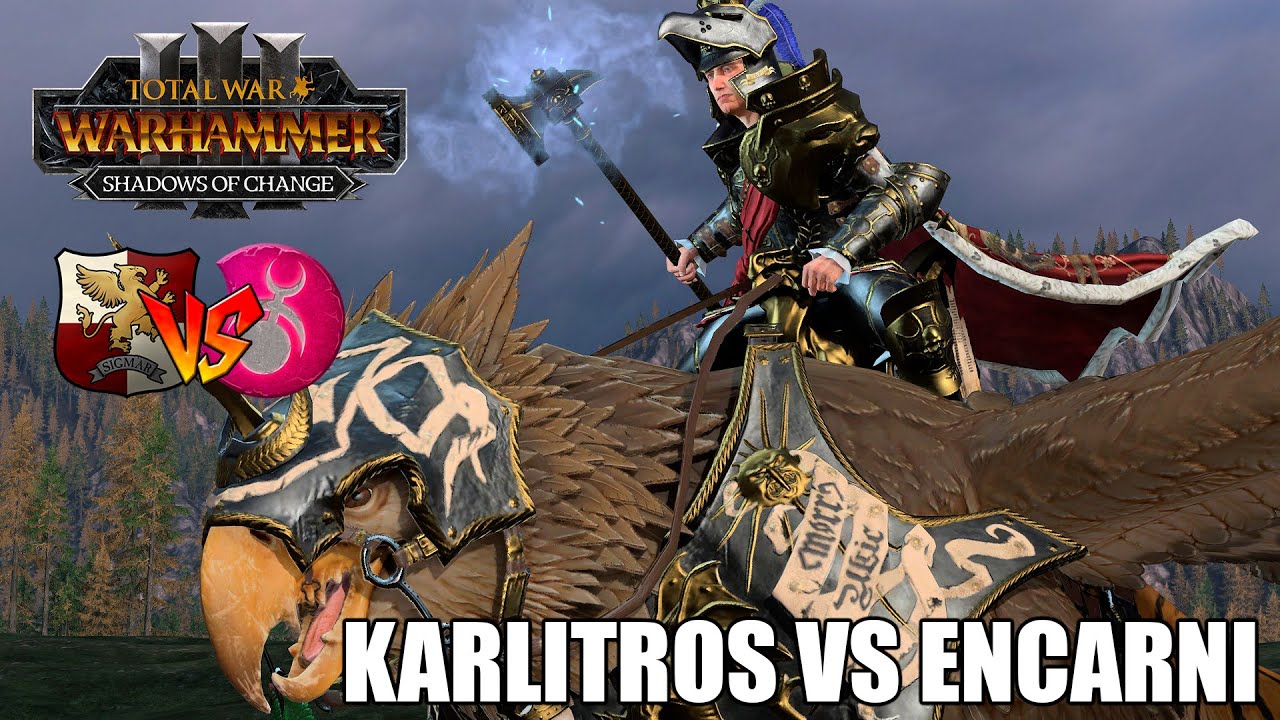 KARLITROS VS ENCARNI IMPERIO VS SLAANESH TOTAL WAR WARHAMMER 3 #684