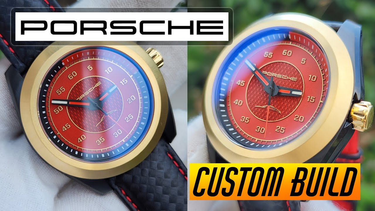 Porsche-Inspired Custom Build | Laser-Engraved Dial | One of a Kind!