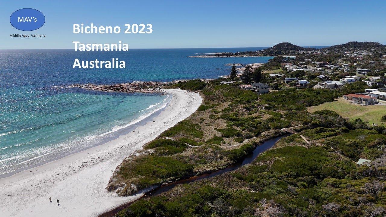 Bicheno, east coast of Tasmania, Australia - NOV 2023.