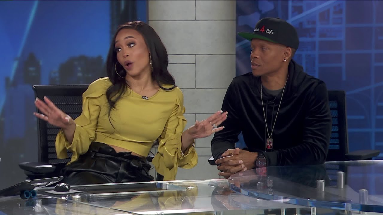 Ronnie DeVoe and his wife Shamari DeVoe stop by WGN Morning News