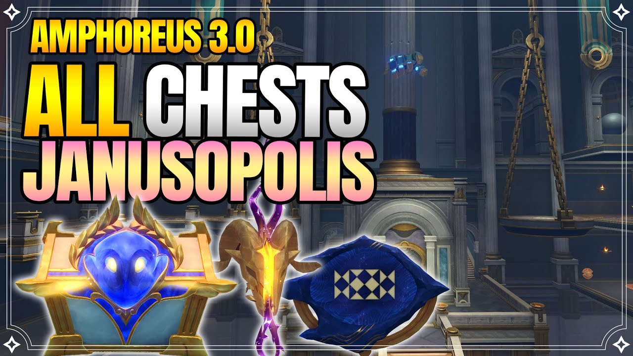All Treasures in ''Abyss of Fate'' Janusopolis - Amphoreus 3.0 |【Honkai: Star Rail】