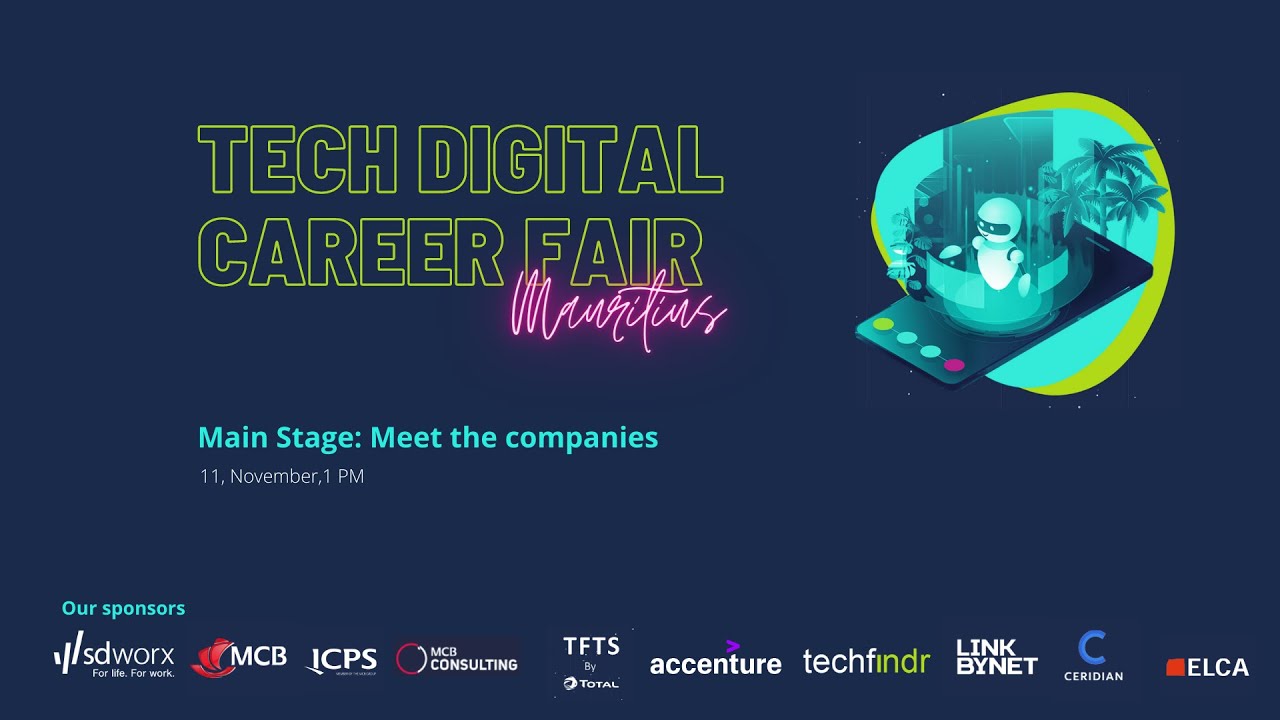 Mauritius Tech Digital Career Fair 2020  - Main Stage
